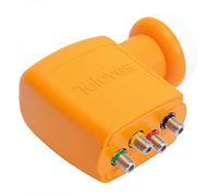 CONVERTIRORE LNB QUATTRO HX2 VX2 4USCITE 0.7DB ARANCIONE - TELEVES 747701