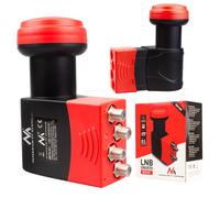 LNB QUAD 0,1 dB Sky 3D Full HD compatibile Nuovo Switch Digitale Full HDTV