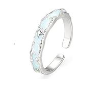 LNBLAKBXBD Anello luminoso per la magterapia linfatica, unisex, regolabile, sblocca il flusso sanguigno e i linfonodi, anelli luminosi per gli innamorati, gioielli regalo alla moda, Rame, Non pietra