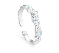 LNBLAKBXBD Anello luminoso per la magterapia linfatica, unisex, regolabile, sblocca il flusso sanguigno e i linfonodi, anelli luminosi per gli innamorati, gioielli regalo alla moda, Rame, Non pietra