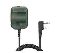 LNBNKZYBPM Adatto for Baofeng AR-152 Microfono tattico Altoparlante Microfono Volume Regolabile Adatto for Baofeng AR-152 BF-888S UV-5R Radio amatoriale Walkie Talkie(Grn)