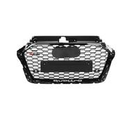 LNCZX Auto Griglie Anteriori Radiatori per Audi A3 RS3 Style 8V 2017 2018 2019 2020 2021 2022 2023, Griglia Centrale Paraurti Anteriore Frontale Inserti Parti Styling Carrozzeria