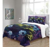 LNDVBEUDK 3D Con Stampa Di The Avengers Biancheria Da Letto 3 Pezzi Set Copripiumino Con Cerniera E Federe Per Ragazzi E Ragazze,coppie,camera Da Letto,decorazione Double(200x200cm)