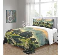 LNDVBEUDK 3D Con Stampa Di The Lord of The Rings Set Di Biancheria Da Letto Con 3 Pezzi Copripiumino E Federa Coordinata Per Ragazzi E Ragazze,coppie,camera Da Letto,decorazione Double（200x200cm）