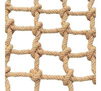 LNENW Rete Corda Canapa Rete di Sicurezza for Bambini, Rete di Corda di Canapa Rete da Arrampicata for Scale da Balcone Rete Anticaduta for Parco Giochi for Case sull'albero Rete da Arrampicata (Size