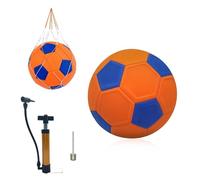 LNGJIN 20cm Taglia4dacalcio, Palla curva in gomma Eva, Curvadicalcio, calciocurvo, palla con spin a rientro, calcioadarco in EVA,allenamentodicalcio per bambini al chiuso e all'aperto, calcio curvo