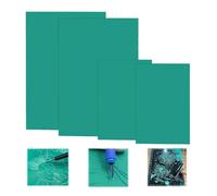 LNGJIN 4 Pezzi Piastra in Gomma Morbida,2 A4 + 2 A6 Linoleum Incisione,Stampa Linoleum, Blocchi per Intaglio del Timbro di Gomma,Linoleum per Incisione Kit, per la Realizzazione di timbri e Stampe