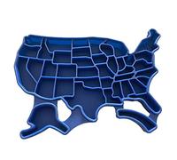 LNGODEHO Stampo in silicone americano per vassoio di ghiaccio con coperchio, riutilizzabile per la casa, strumento flessibile per whisky, cocktail, cubetti di ghiaccio, cioccolatini, gelatina (blu)