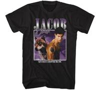 LNGXN T-Shirt Twilight Due Immagini Jacob Nero, Uomo, M