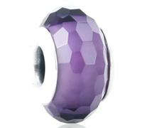 LNHBZ 2025classic 925 Sterling Silver Flower Leaf Cosmic Rainbow Murano Glass Charms Perline Adatto Bracciale Gioielli da Donna -AMC013059