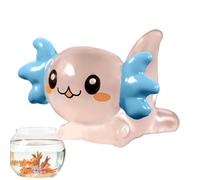 Lnhgh Axolotl - Figure d'acquario in Resina Che brillano al Buio, Piccoli per acquari, Decorazioni Luminose per Acquario per casa, Ufficio, scaffale