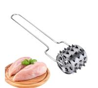 Lnhgh Batticarne, Strumento di attenuazione della Carne, pestello da Cucina | per Carne, per Carne, per arrotolare la Carne, Strumento per la Cottura in Acciaio Inossidabile