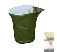 Lnhgh Caffettiera per il campeggio, bollitore in silicone da 360 ml, bollitore da caffè per versamento con valvola | per campeggio escursionismo escursionismo con zaino pic-nic, spiaggia, festa