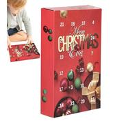Lnhgh Calendario dell'Avvento Gesù, calendario dell'Avvento Gesù 2024, calendario dell'Avvento della statua di Gesù, conto alla rovescia 2024 fino al calendario natalizio per adulti e 24 giocattoli