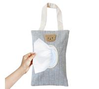 Lnhgh Contenitore di stoccaggio per salviettine per, dispenser per estrazione - Borsa portaoggetti portatile e sospesa per viaggio casa bagno