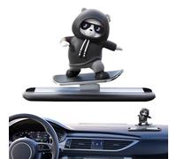Lnhgh Decorazione per cruscotto, orso cruscotto, cruscotto, decorazione divertente per skateboard, accessorio per auto per la decorazione di interni dell'auto