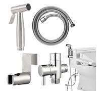 Lnhgh Doccia Per Bidet - Doccetta Manuale per Igiene Intima Femminile,Doccetta Igienica Autopulente Con Pressione Regolabile Accessori Bagno Per Casa E Lavaggio Del Bambino