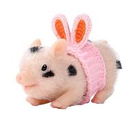 Lnhgh Gioca ad Animali, Giocattoli Animali Per,Giocattolo di suinetti realistici in Silicone Morbido - Conservazione di Natale di compleanno, decorazione della casa divertente per Ragazze per Ragazze