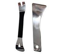 Lnhgh Kit Per Rimozione Guarnizioni,Stacca Piastra in Acciaio Inossidabile - Set Leve per Finestrino Portiera Parabrezza Cruscotto Stereo Rimozione Tappezzeria Auto
