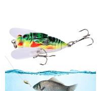 Lnhgh Lere di alla cigala, cigada simulando esche di pesce - Tackle realistico con un attraente,Batti di attrattiva d'acqua, per attrezzatura da per acqua, acqua