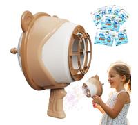 Lnhgh Macchina Bolle per | Macchina Bolle di Schiuma per Feste,Giocattolo Estate Alimentato dal Giochi da Giardino Esterno con Bottiglia Inclusa per Ragazzi Ragazze Compleanno Matrimonio