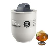 Lnhgh Macchina per palline di ghiaccio, stampo per palline di ghiaccio,Stampo per cubetti di ghiaccio rotondo - Macchina per ghiaccio riutilizzabile in silicone a rilascio facile, per congelatore