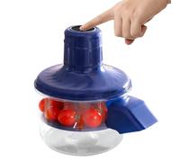 Lnhgh Macchina per sbucciare le uve elettriche,Dispositivo intelligente di peeling di frutta ricaricabile - Macchina per sbucciare le ciliegie automatica, per uso domestico, dormitorio, ristorante,