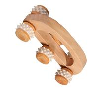 Lnhgh Massaggiatore rulli manuale, Rullo massaggiante portatile, Rullo massaggiante portatile per sollievo muscolare, Principi meccanici Strumento per massaggio con struttura rulli per schiena,