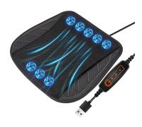 Lnhgh per sedile auto rinfrescante - rinfrescante per auto | Traspirante supporto regolazione del flusso d'aria a 3 velocità per veicoli camion barche sedia a rotelle persone