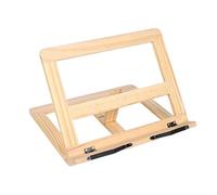 Lnhgh PIANO DI COOT CUISION, porta opuscolo in legno,Porta ricette pieghevole che leggono lo scaffale del libro di cucina | Battere da scrivania portatile multifunzionale per il manuale