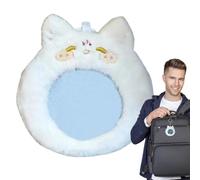 Lnhgh Portacarte - Astuccio portaoggetti per badge - Custodia a ciondolo portatile per carte di credito e biglietti da visita con doppia sicurezza