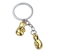 Lnhgh Portachiavi da battitura, portachiavi in metallo per zaini, portachiavi da boxe in metallo, portachiavi portatile per regali di festa, portachiavi decorativo per borsa di scuola, oro, Se référer