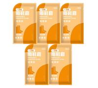 Lnhgh Protezione antipioggia per scarpe | Set di 10 protezioni impermeabili antiscivolo, portatile, resistente, trasparente, per stivali da uomo, donna, ciclismo, canto da viaggio all'aperto, Taglio