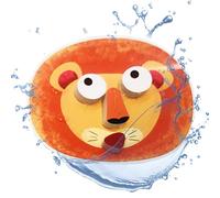 Lnhgh Puzzle da bagno per bambini | Giocattolo da bagno per bambini con puzzle in cartone animato, attività di riflessione logica con ventose in schiuma pedagogica per hotel asili per ragazze