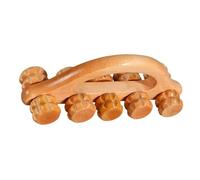 Lnhgh Rullo massaggiante portatile, massaggiatore muscolare,Massaggiatore muscolare manuale portatile - Principi meccanici Strumento per massaggio con struttura rulli per schiena, gambe, viso e