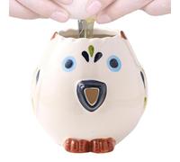 Lnhgh Separatore di tuorlo d', separatore di tuorlo d',Separatore di tuorlo d' a forma di pollo in ceramica | Pratico separatore di filtro per piccole uova domestico, strumento di