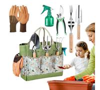 Lnhgh Set di attrezzi da giardinaggio a mano, strumento per diserbare per il giardino, forniture per piantare dimensioni e pegno con diserbatore manuale per prato e fattoria