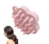 Lnhgh Spazzola per shampoo, in silicone, per massaggiare il cuoio | capelluto, spazzola per shampoo in silicone, massaggiatore per cuoio capelluto, spazzola per shampoo per bambini, adulti, don