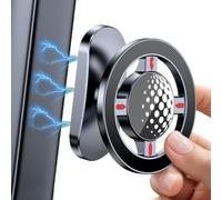 Lnhgh Supporto magnetico per auto da golf, supporto girevole a 360 gradi per auto da golf, supporto portatile per smartphone per donne e uomini golfisti club percorso da sala