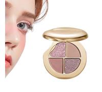 Lnhgh Tavolozze da trucco per le donne | Trucco Palette 4 in 1 - Blush Glitter e Illuminatore per donne e adolescenti Viaggi