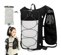 Lnhgh Zaino di idratazione | Giacca riflettente leggera con tasca d'acqua | Borsa sportiva traspirante 1,5 L regolabile per escursionismo, campeggio, arrampicata, fitness e attività all'aperto