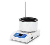 LNHHG Bagno d'Acqua da Laboratorio 1000ML/2000ML Agitatore Magnetico Intelligente Riscaldamento Elettrico Laboratorio Display Digitale Temperatura costante Bagno d'Acqua e Olio 50-2000rpm(1000ml)