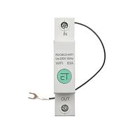 LNHHG Interruttore Automatico del contatore Intelligente 1P su Guida DIN Smart Energy Meter Consumo energetico KWh Meter Interruttore Interruttore Relè Voltmetro for Smart Home(50A)