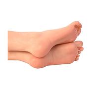 LNHHG Manichino Grecia Grecia Female Piede Modello Falso Nail Art Silicone Femmina Maschio Gamba Display Umano TG3717(all Silicone,Right Foot)
