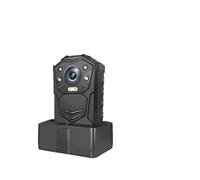 LNHHG Mini telecamera corporea con video DSJ-Y1 GPS HD 1296P H22 Bodycam Attrezzatura della polizia Registratore vocale digitale Mini telecamera nascosta senza fili(128GB)