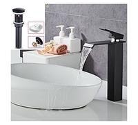 LNHHG Rubinetto in Oro Rosa Rubinetto in Ottone Bagno lavandino Rubinetto Freddo e Calda a Cascata Miscelatore Miscelatore Rubinetto Singolo Maniglia a Ponte(Style 10 with Pop up)