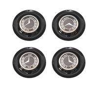 LNHZX 4 Pezzi Coprimozzi per Auto per Mercedes-Benz S450 Vito V260 Protezione dalla Ruggine Centro Copricerchi Tappi