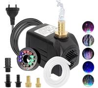 Lnicez Pompa Acqua Sommergibile, Ultra-Silenzioso 2000L/ H 25W Pompa Fontana Acquario con 12 Luce di Colore LED Efficiente Pompe Fontana per Terrari Serbatoio Pesci Sistemi Circolazione Stagno