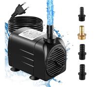 Lnicez Pompa ad Acqua Sommergibile 45W 3200L/H Pompa Acquario Ultra Silenziosa Pompa per Acquario Con Cavo 1.8m, 4 Ugelli Pompa Laghetto pompa Acqua Acquario per Acquari, Stagni, Idroponica, Fontane