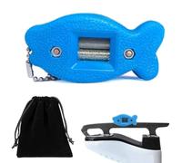 LNJBABAO Affilatrice per pattini da ghiaccio, affilatrice per pattini da hockey, portatile, larghezza regolabile, affilatrice per pattini da ghiaccio e lame per pattinaggio artistico